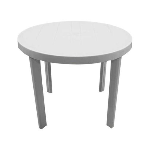 Mesa Guinea Redonda 90Cm Blanca F413000 Garden Life