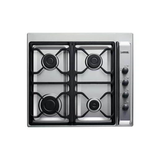 Anafe Longvie A6600Xf 60Cm Gas Inox Encast S/Rej