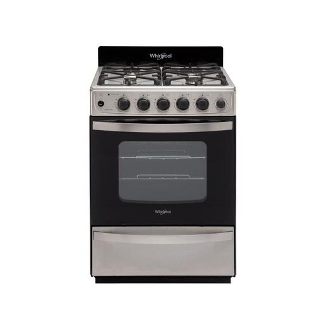 Cocina Whirlpool 56Cm Wfx57Di Inox Mg Luz C/V