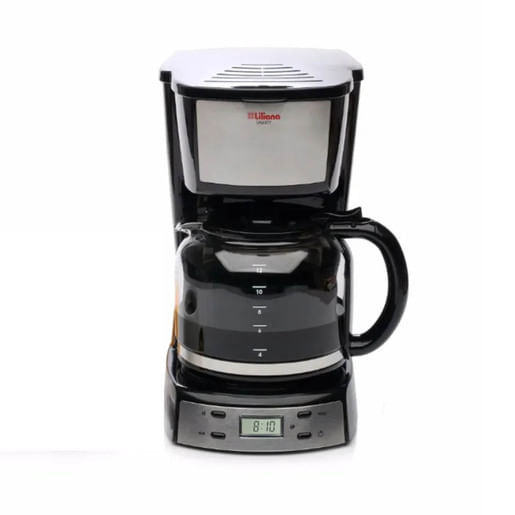 Liliana Cafetera Con Timer Smarty AC964 Cromado