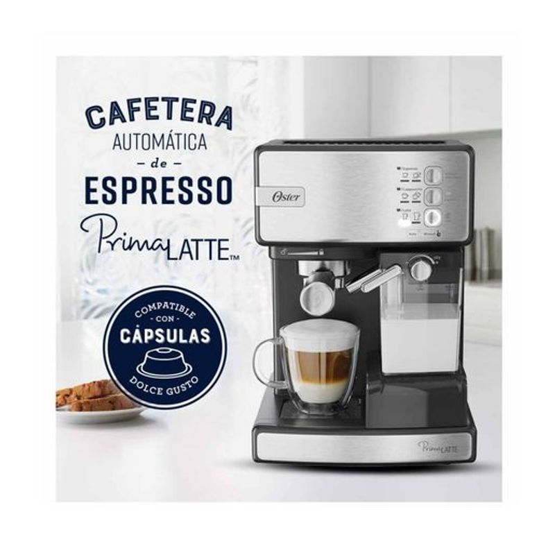 Oster Cafetera Expresso Em6603Ss/B 15B Cl/Vs| Naldo