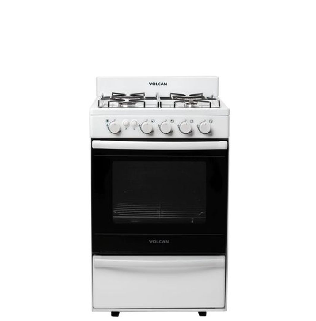 Cocina Volcan 55Cm 87643Vm Blanca Mg Luz C/Enc