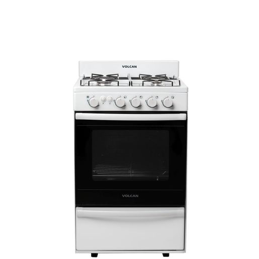 Cocina Volcan 55Cm 87643Vm Blanca Mg Luz C/Enc