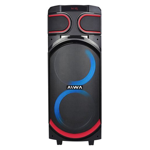 Parlante Portatil Aiwa Aw-T2008Pb Pmpo 13000W 8"X2 Bt