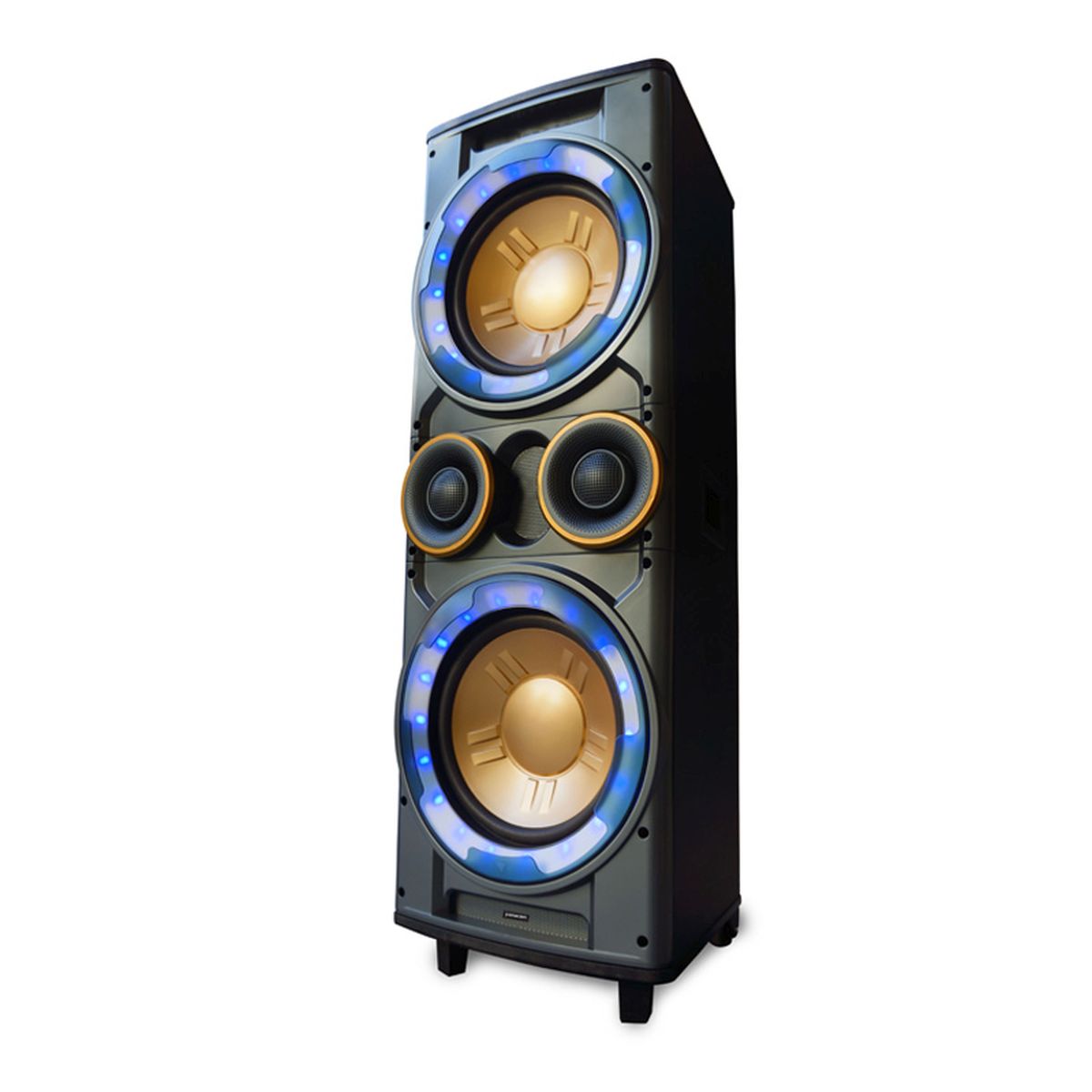 Parlante Portatil Panacom Sp1830 Bt 120W  12"X2 Usb Sdfm