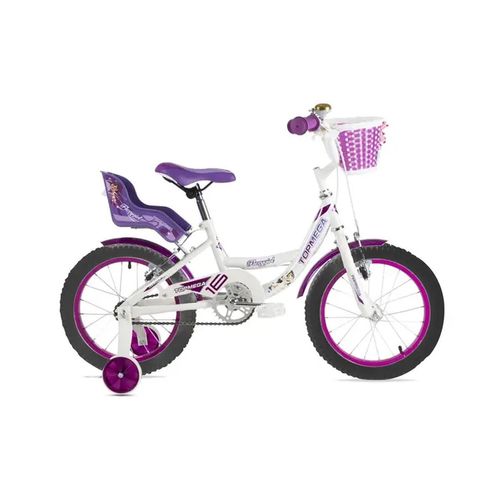 Bicicleta Topmega R16 Flexygirl Bco/Violeta