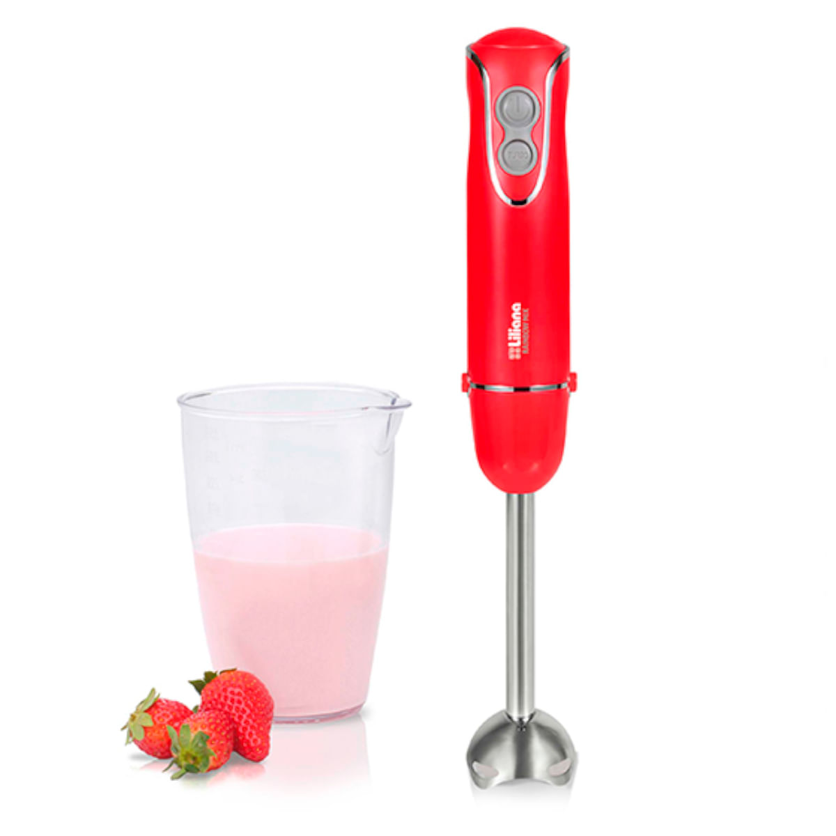 Licuadora De Mano Liliana Rainbow Mix 450W Rojo 2Vel