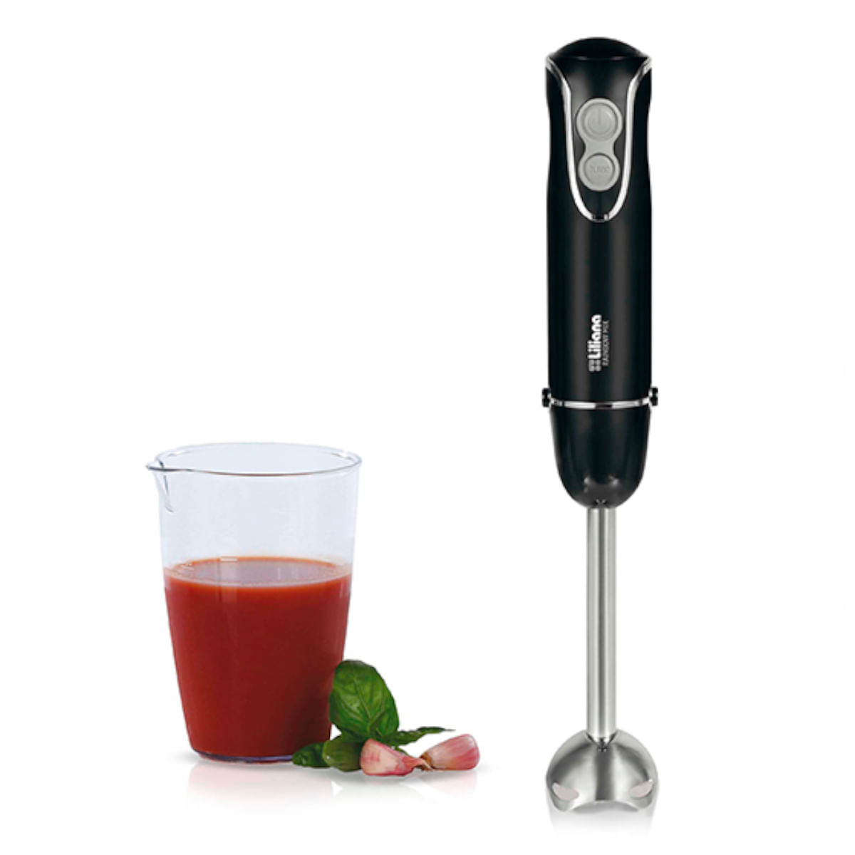 Licuadora De Mano Liliana Rainbow MIX 450W 2 Vel Negro