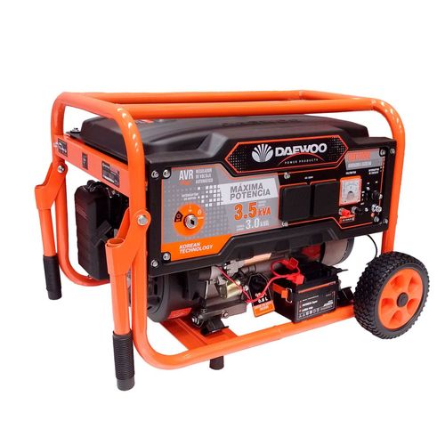 GENERADOR ELECTRICO DAEWOO 3.5KVA 15L 212CC 4T GASOLINA