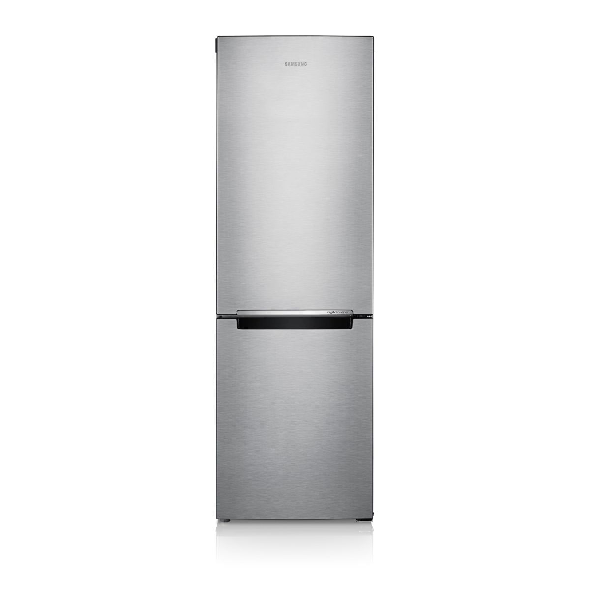 Heladera Samsung No Frost 328L Inverter Freezer Inferior Plata