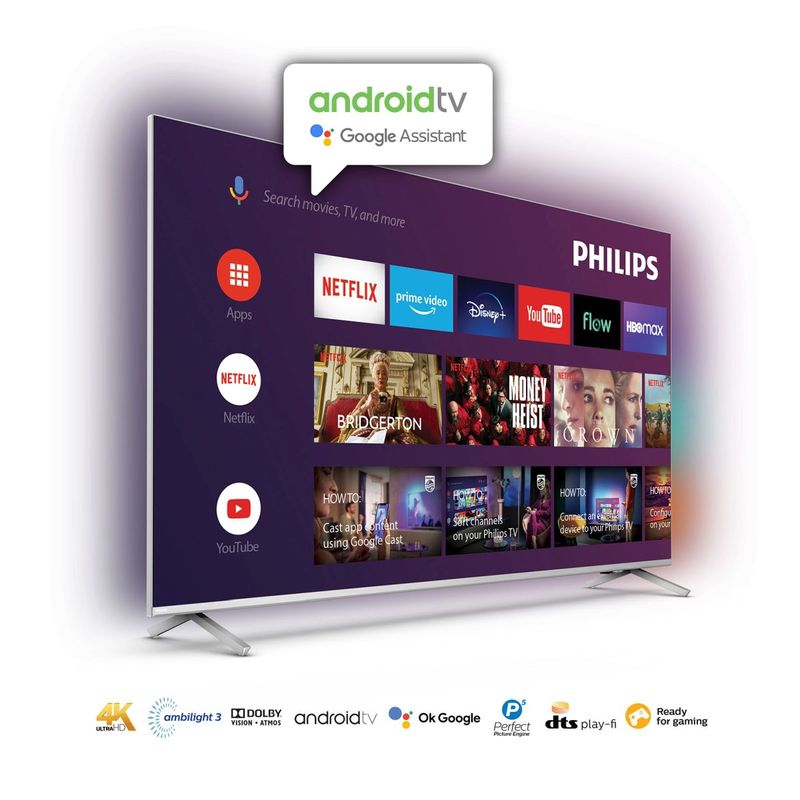 PHILIPS LED TV 32 PHD6918/77 GOOGLE TV TV HD HDMI