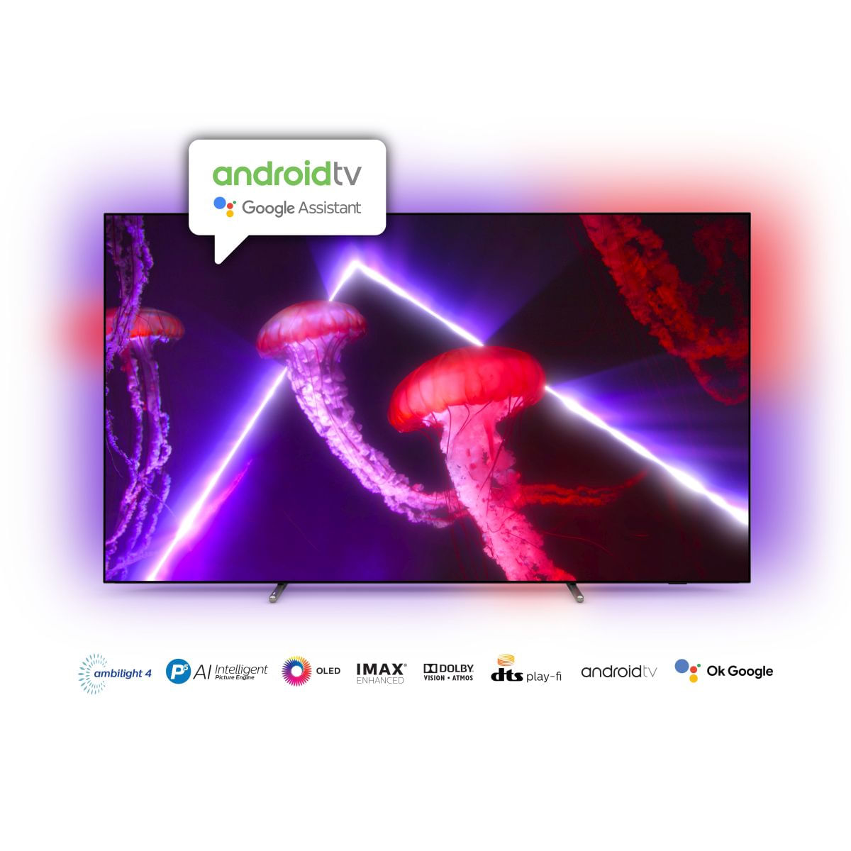 Smart TV Philips 77'' OLED 4K UHD Ambilight  OLED807/77