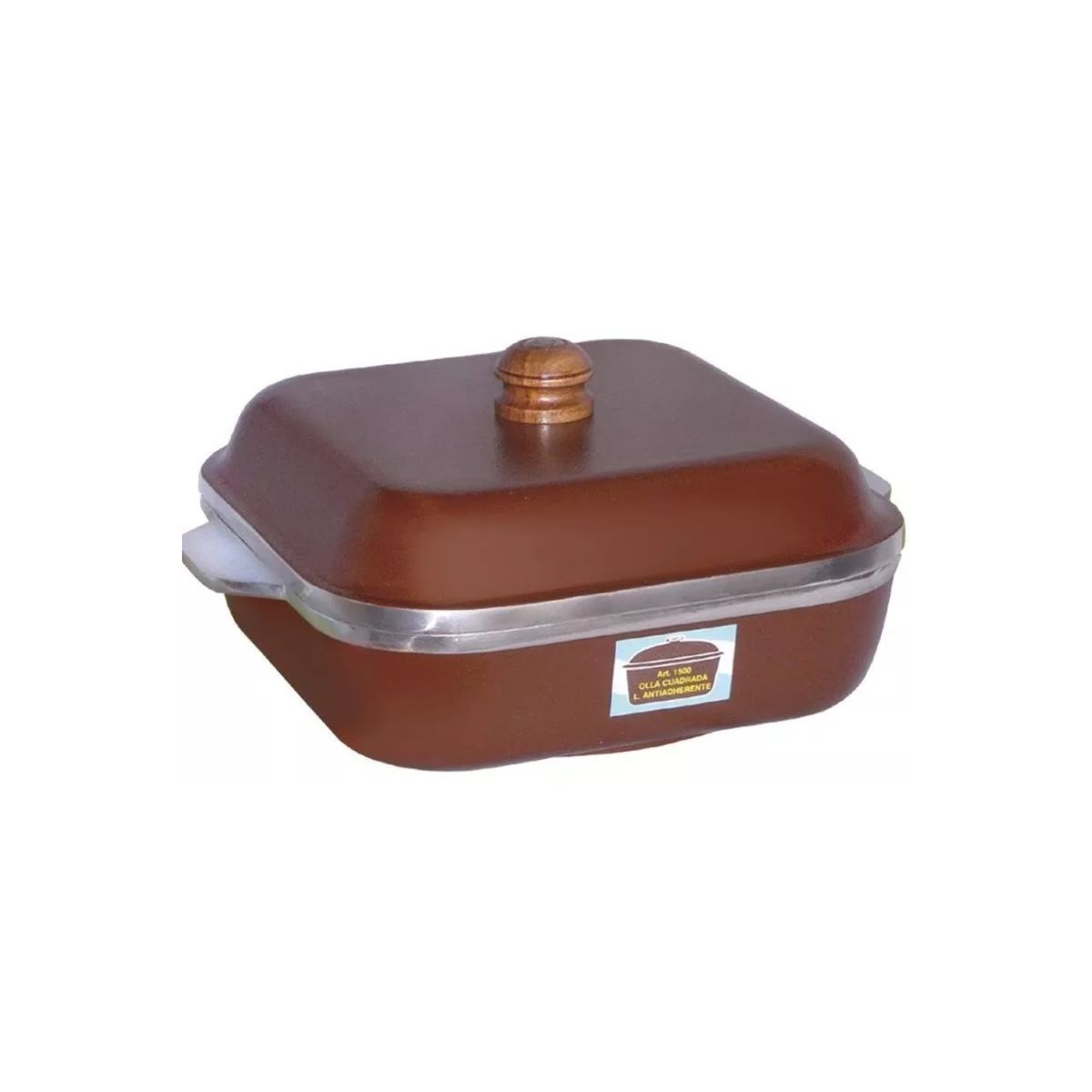 Olla Cuadrada Eterna Art.1500 Cap 5Lts