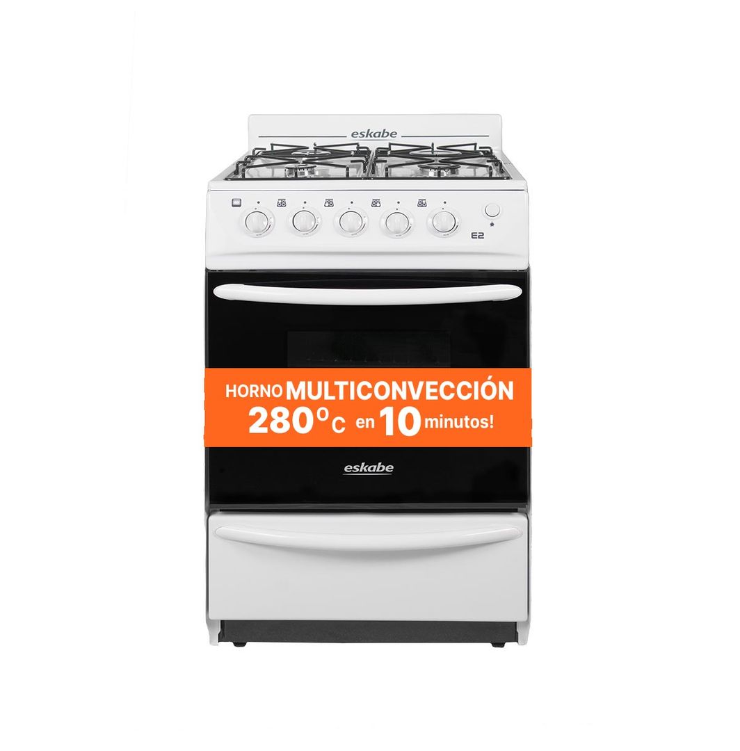 Cocina Eskabe 52Cm E2 G Blanca Mg C/Enc C/V