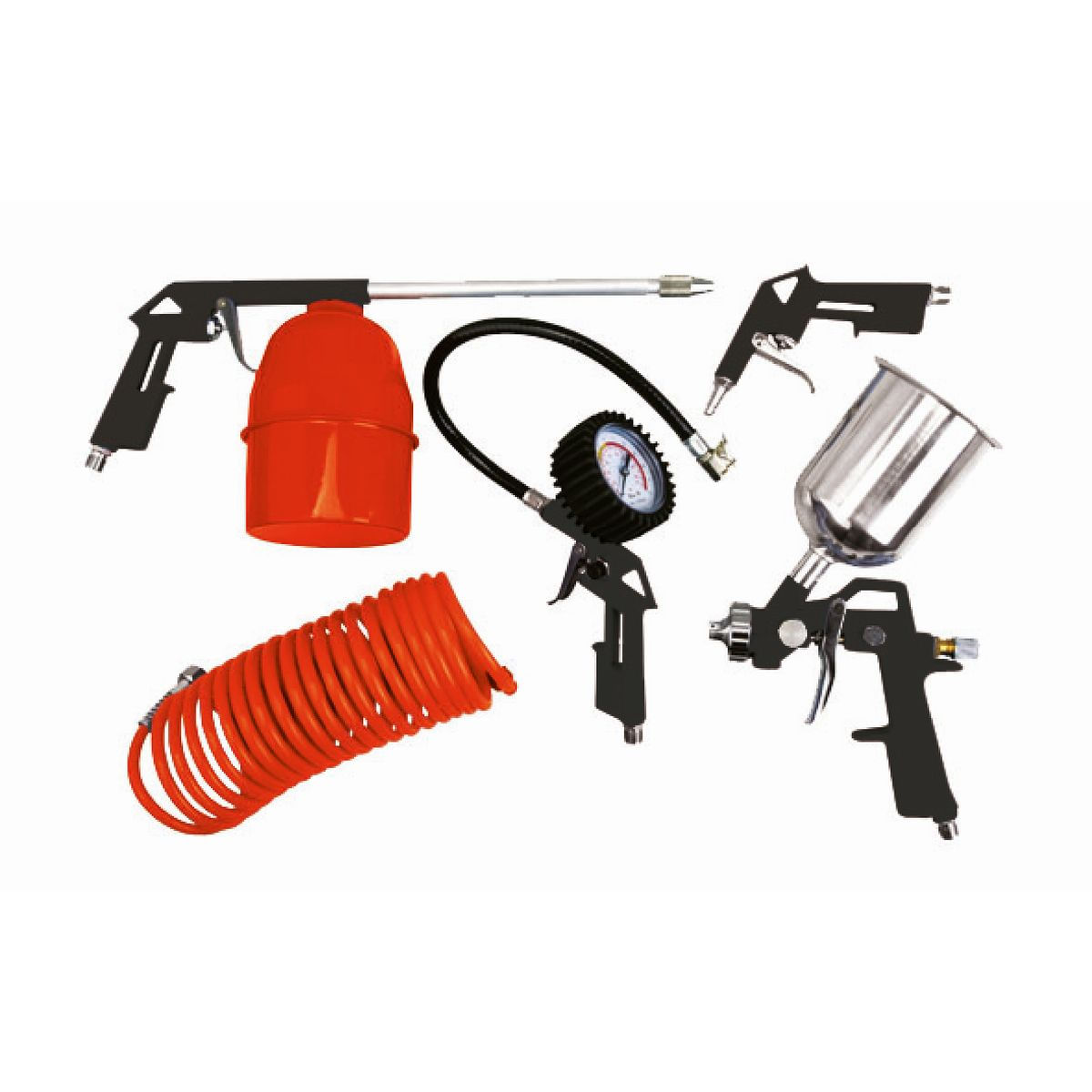 KIT 5 PIEZAS ACCESORIOS COMPRESOR