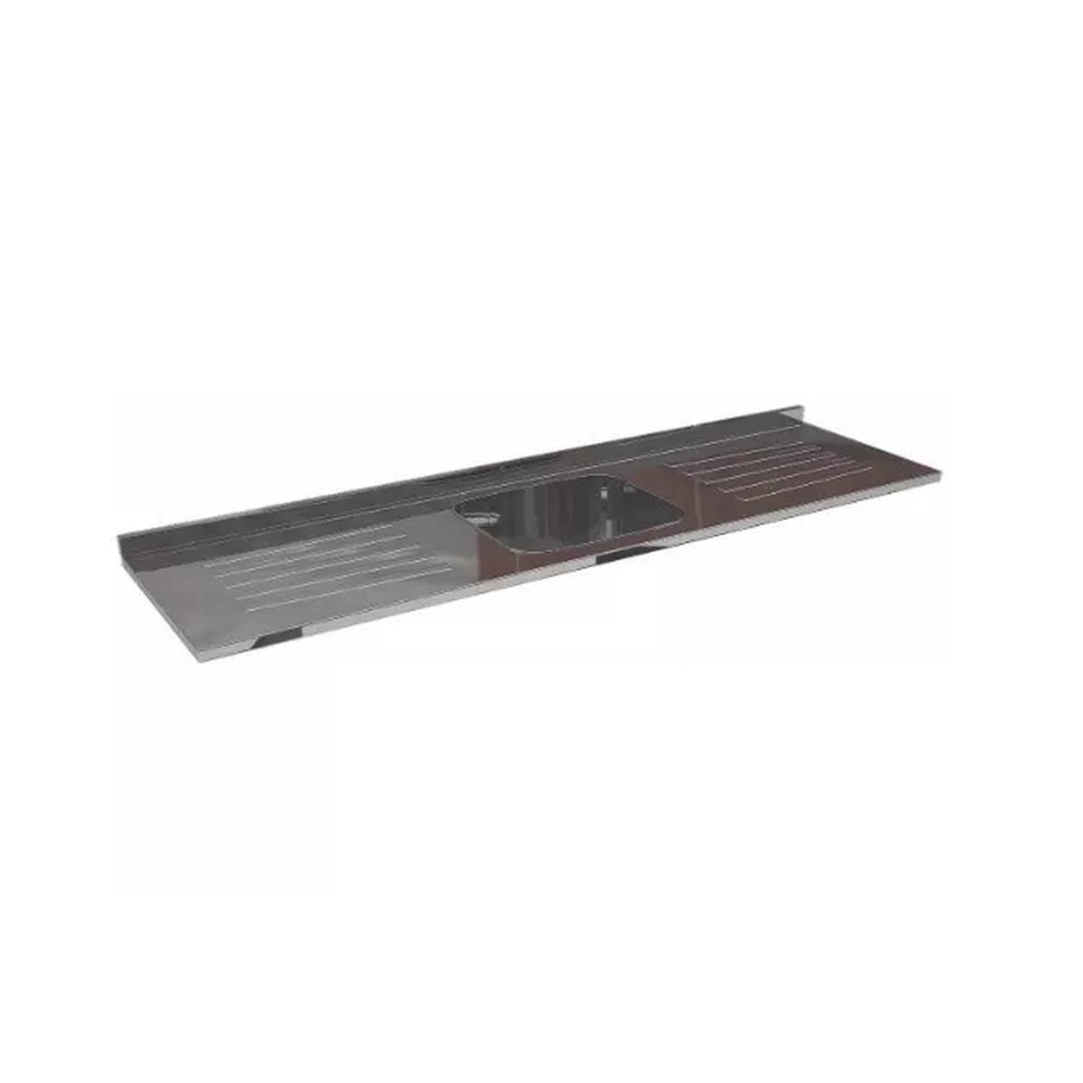 Mesada Orlandi 43 160 X 53 A Inox.B Central C/Re
