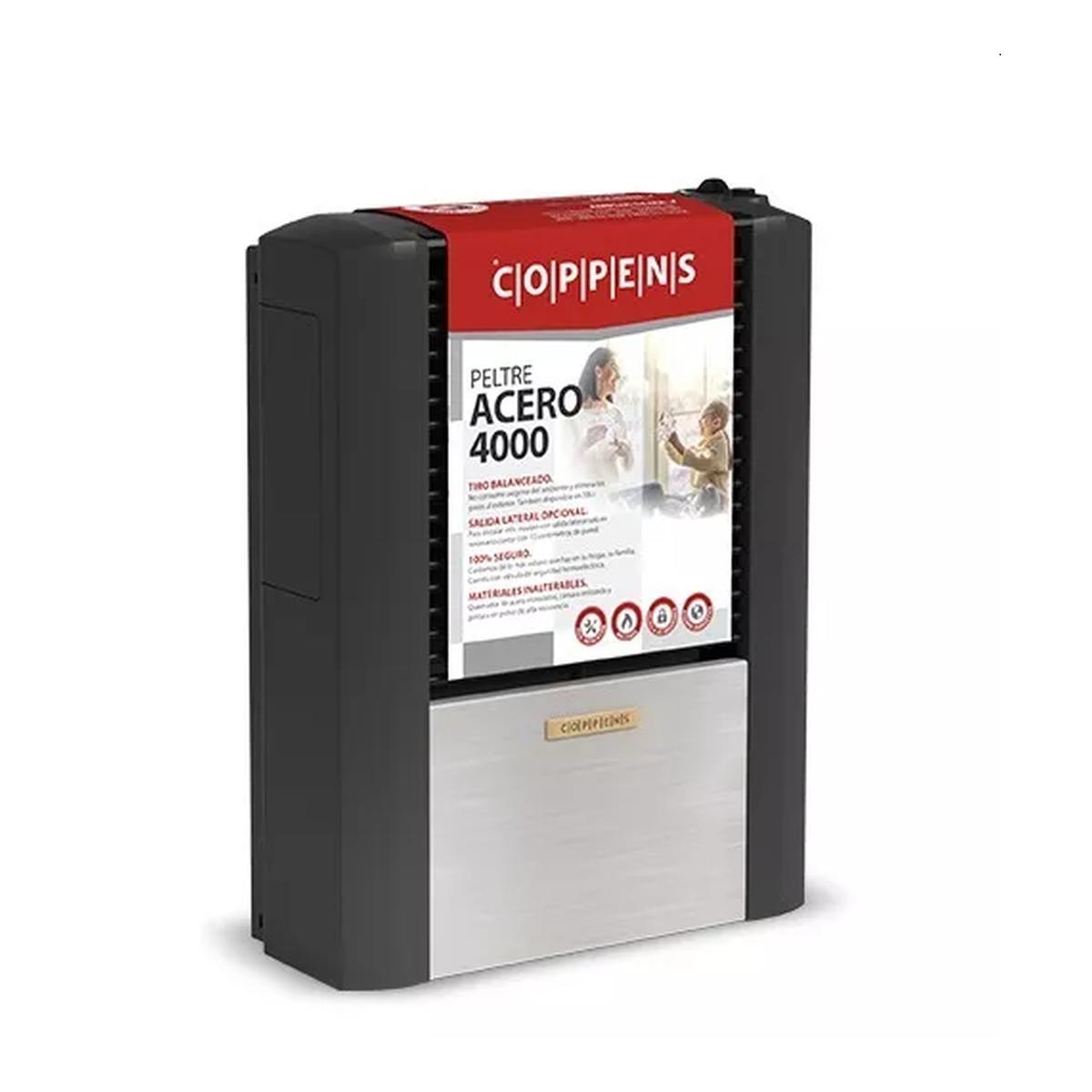 Calefactor Coppens 4000 Tbu Peltre Acero Sal/Der C40Udpam