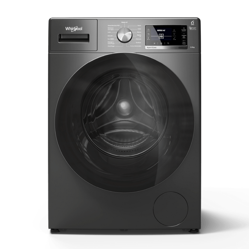 Lavasecarropas Whirlpool  Iverter9.5/6Kg. WNC95AS 1400Rpm. Silver
