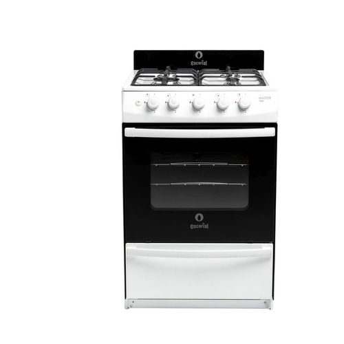 Cocina Escorial 56Cm Master Style Blanca Mg 4Horn