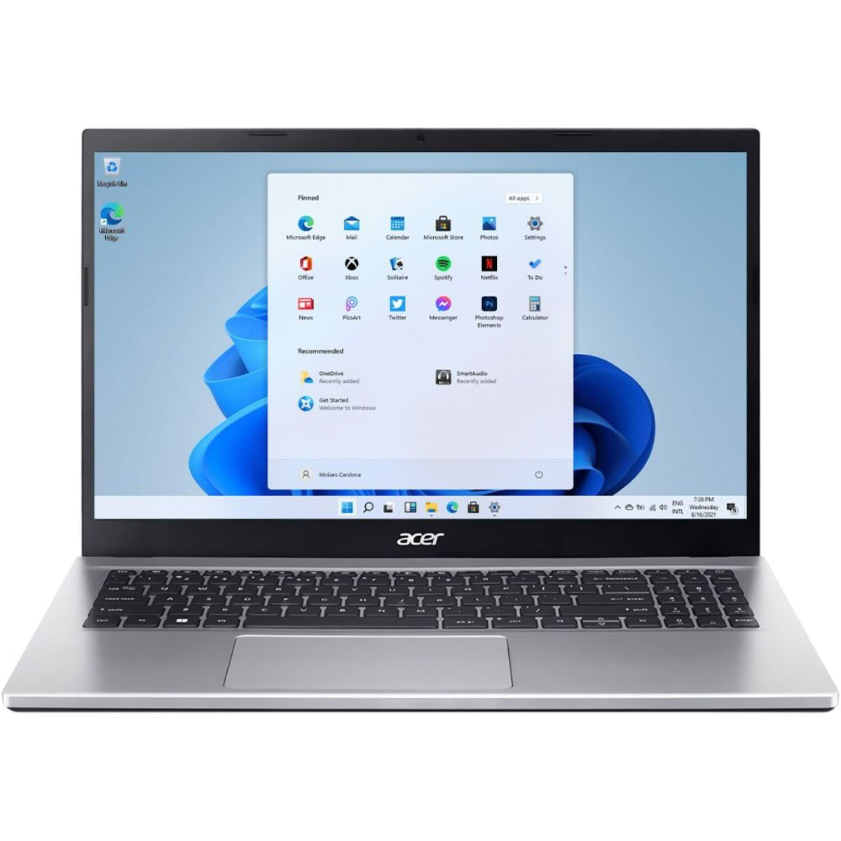 Notebook ACER - A315-59-52NP 15.6" FHD i5-1235U/ 8GB/256 SSD