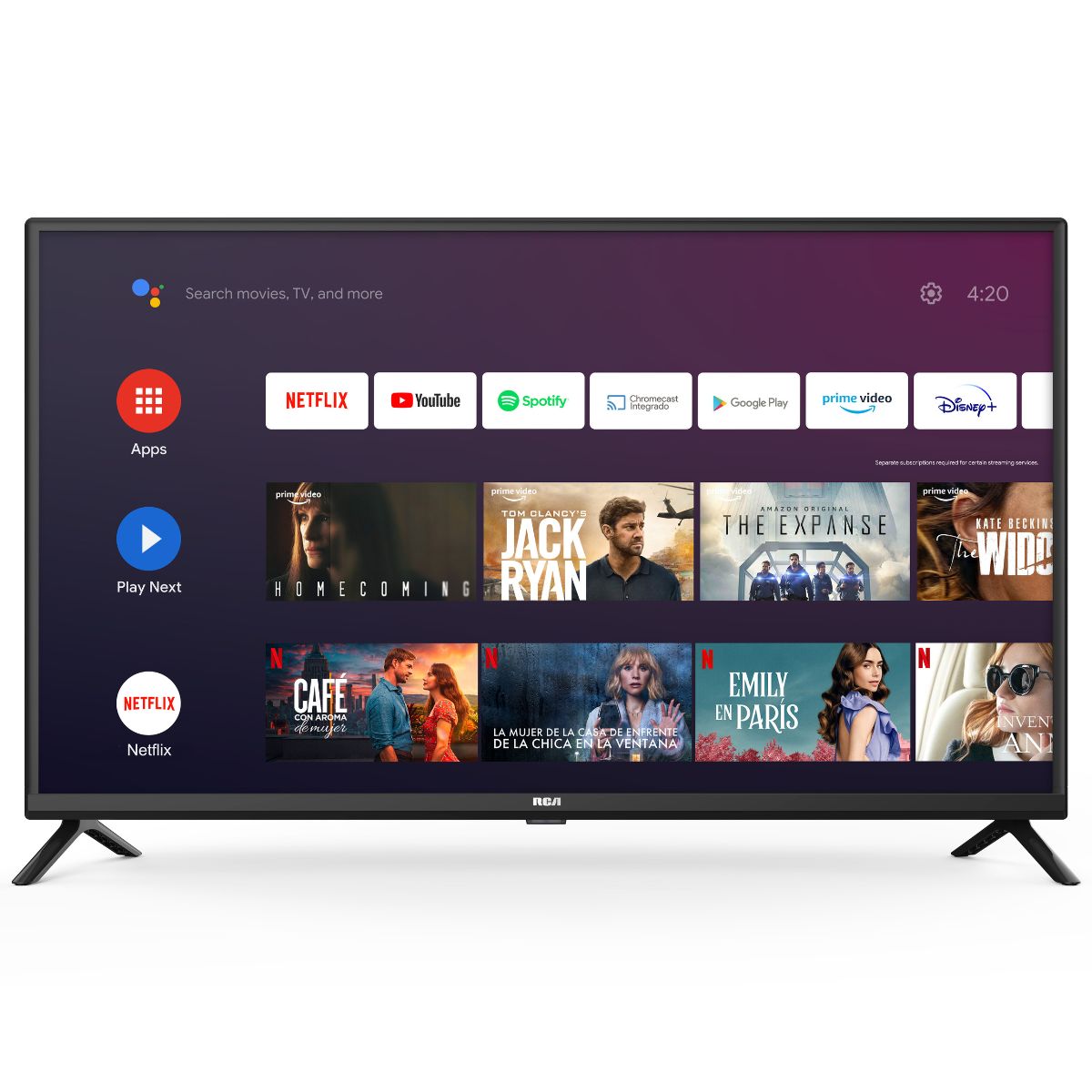 Smart Tv Rca 32 C32SND  Android Bt C/Voz Hdmi