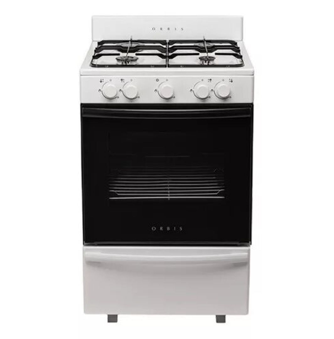 Cocina Orbis  55Cm 838BC4 Blanca 4 Hornallas