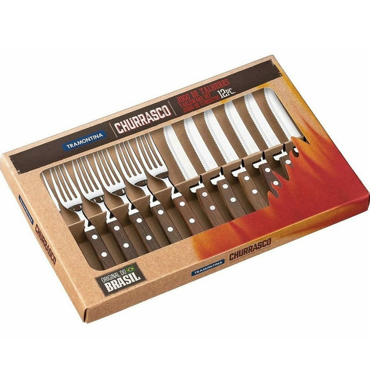 Juego Cubiertos Tramontina Tradicional 12PZ