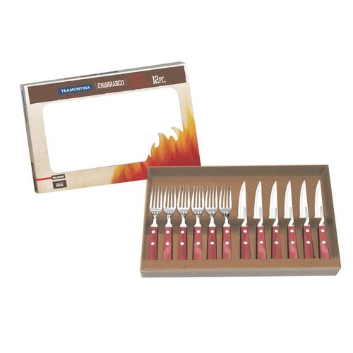 Juego Chuletero Polywood Tramontina 12PZ