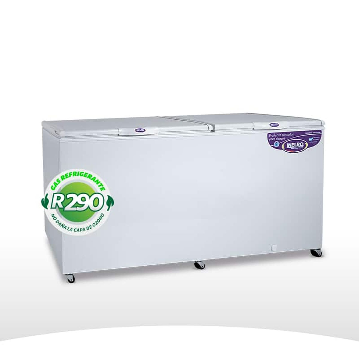 Freezers Inelro 695lts Fih-700 R290 Horiz 2pt Bco Ruedas