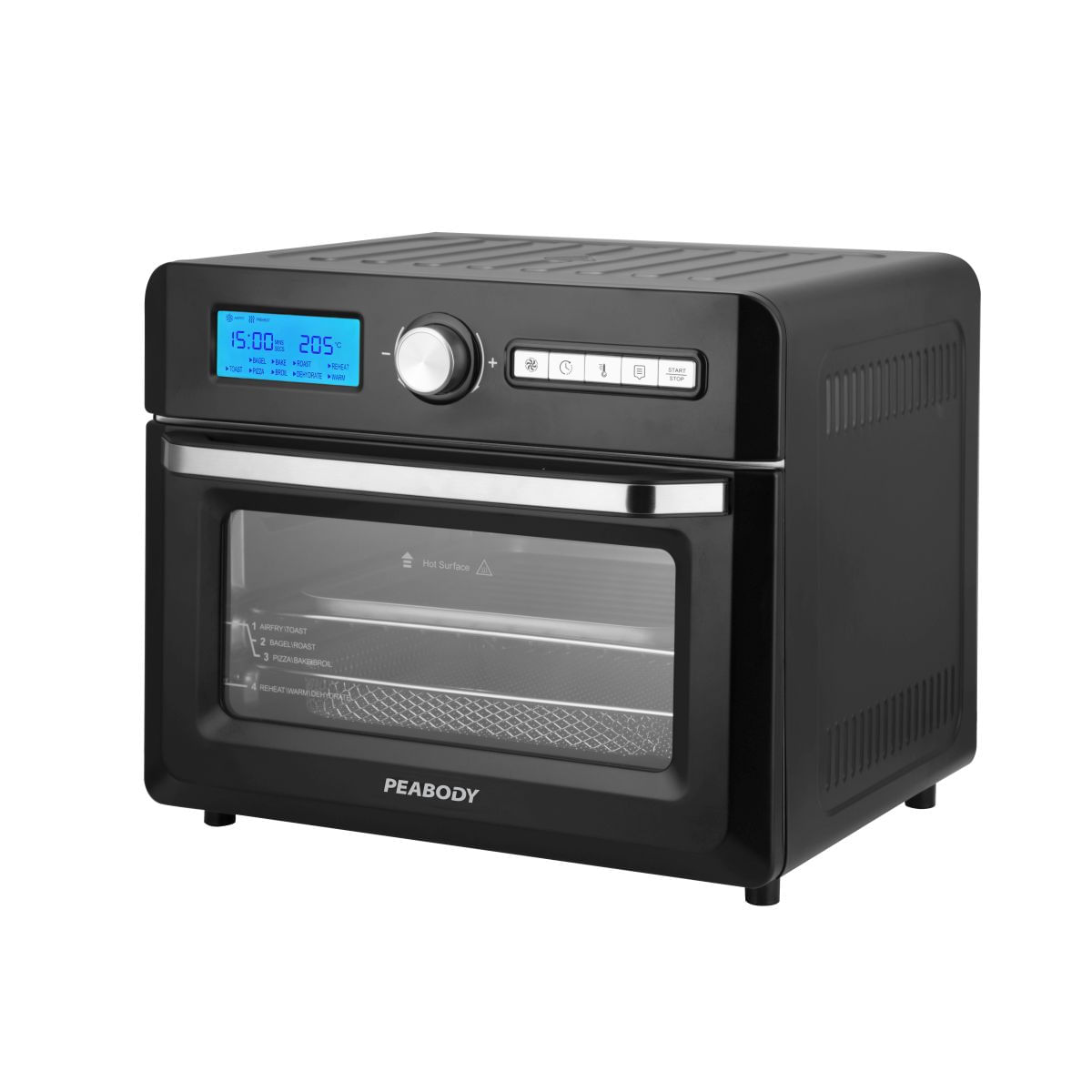 Horno Digital Multifunción Peabody 15lts Pe-Hdm15n /Freidora 1550w