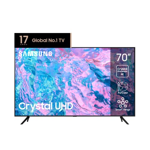 Smart TV Samsung 70'' LED 4K UHD CU7000