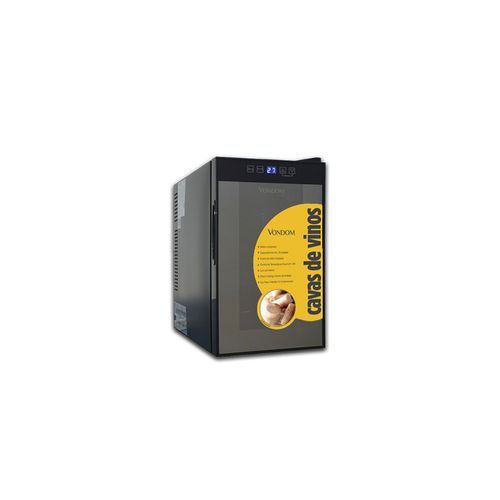Heladera Cava Vondom T8flat Negra 8 Botellas