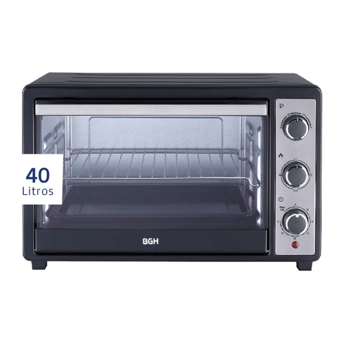 Horno Eléctrico Bgh 40lts Bhe40m23n 1500w Timer