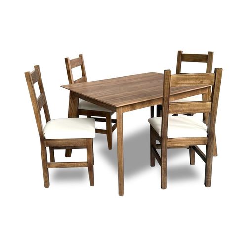 Juego Comedor Mesa + 4 Sillas N 212 Barulich