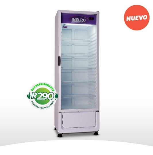 Exhibidora Vertical Inelro MT17NG 460 lts R290 Blanca