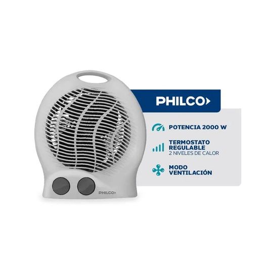 Estufa Philco Caloventor Phcf20A1P Termostato 2000W