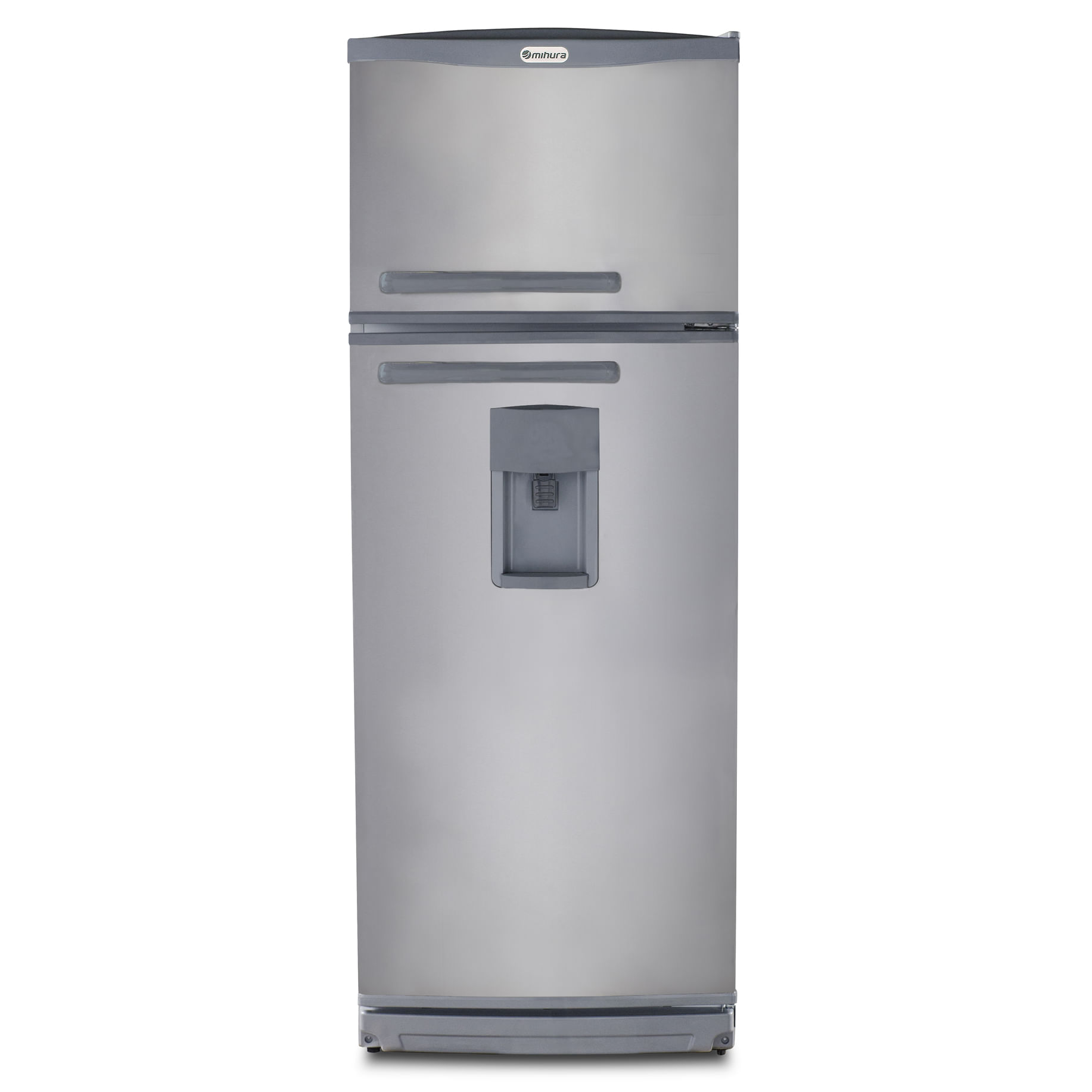 HELADERA CON FREEZER MIHURA PLATA 328L