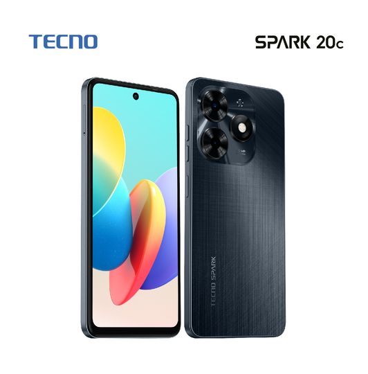 Celular Tecno Mobile Tecno Spark 20c Black 4/256gb 6.56"