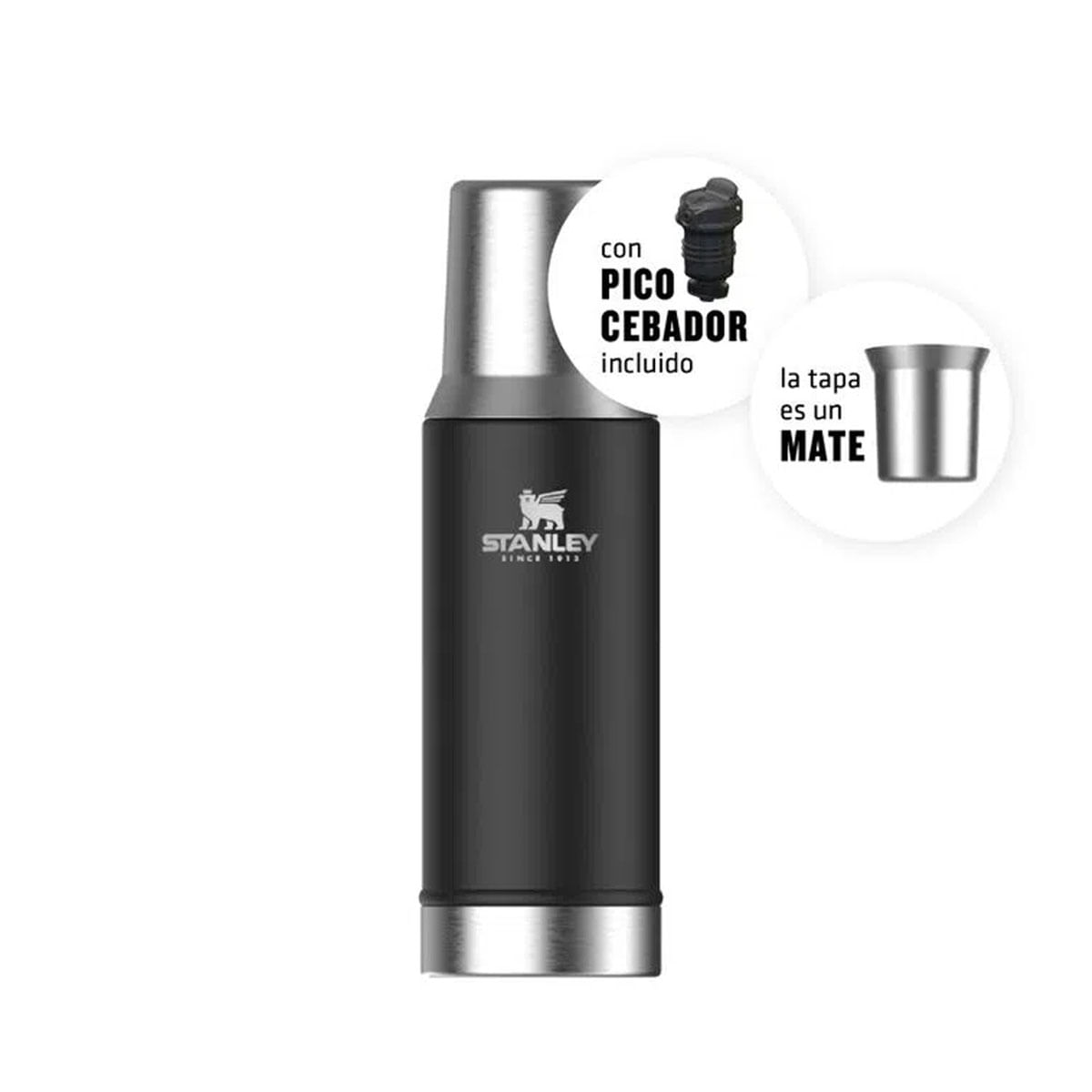 Termo Stanley System Classic 800ml Negro