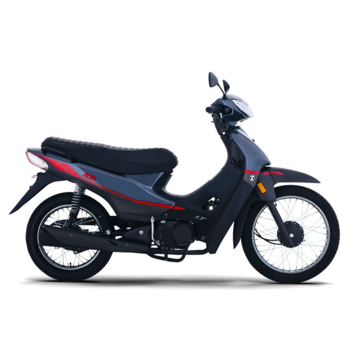 Motocicleta Zanella Zb 110 Lt Z1 Base Mt62220 Plata