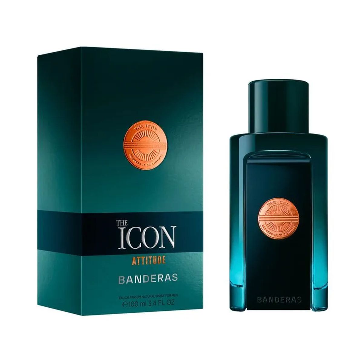 Perfume The Icon Antonio Bnaderas Attitude Edt 100Ml Masculino