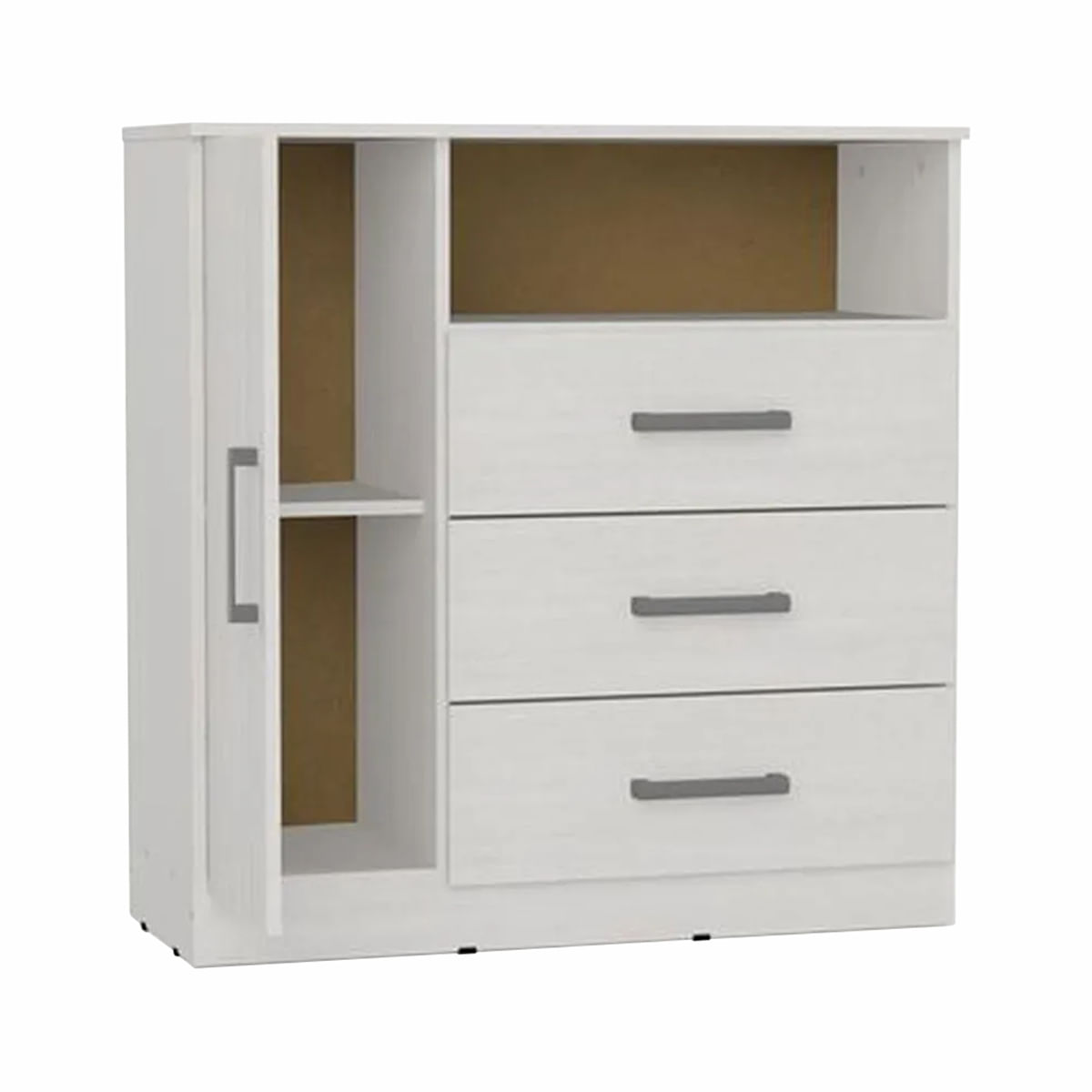 Comoda Orlandi 106 3 Cajones 1 Puerta Venecia