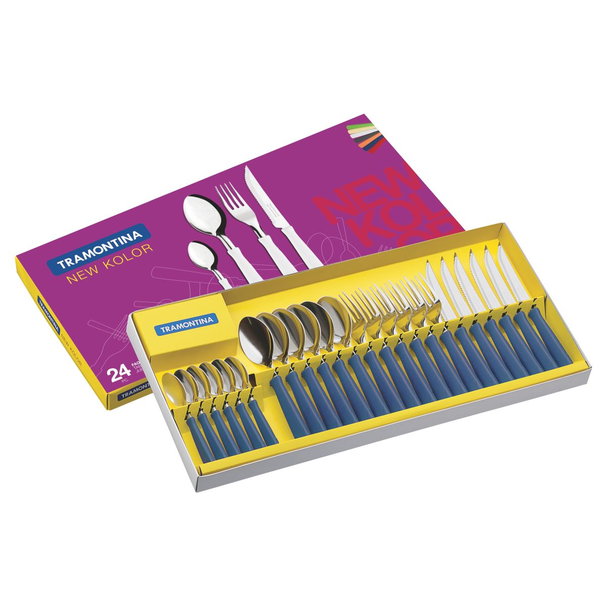 Juego de Cubiertos Tramontina New Color 23199/0162 24p