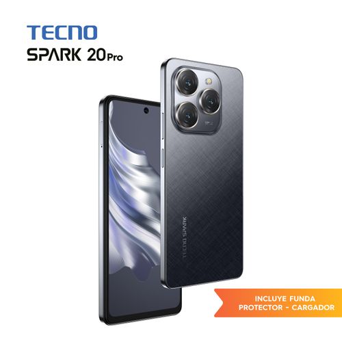 Celular Tecno Mobile Spark 20 Pro 8GB 256GB Black