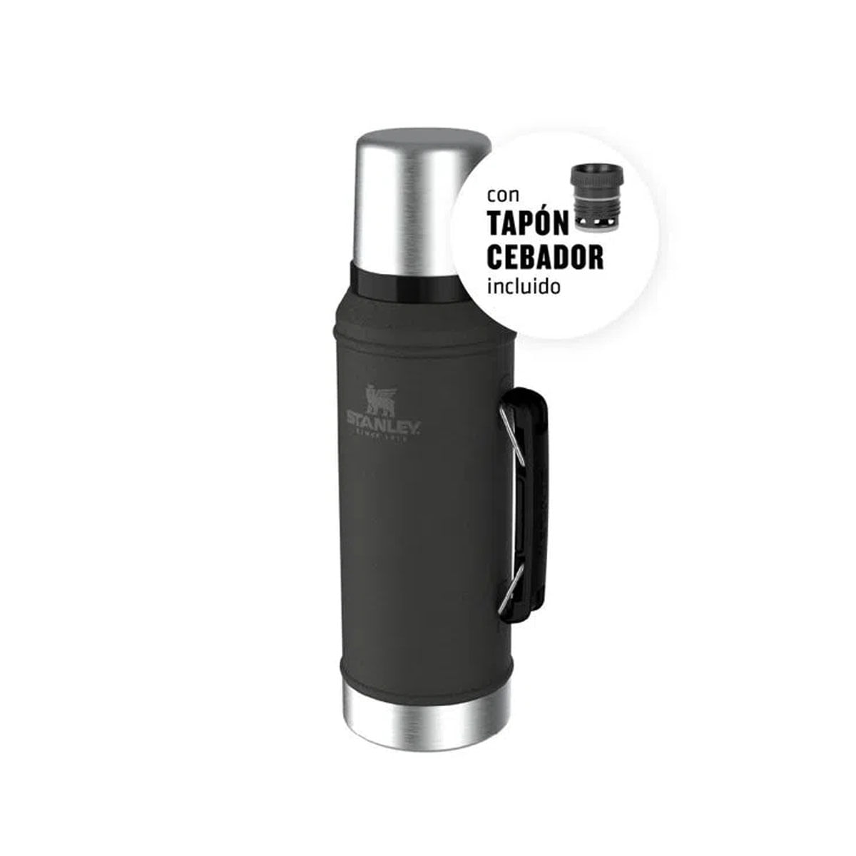 Termo Stanley 950ml Acero Negro