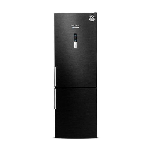 Heladera con Freezer KOH-I-NOOR 417L KHGF41DI/9 Negra Combi DuoCooling N/F