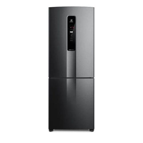 Heladera con Freezer Electrolux 488L IB7B Negro Inv A++ N/F