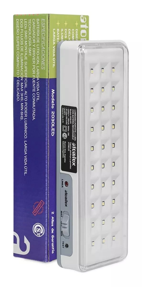 Luz Emergencia ATOMLUX 2030 30 Led
