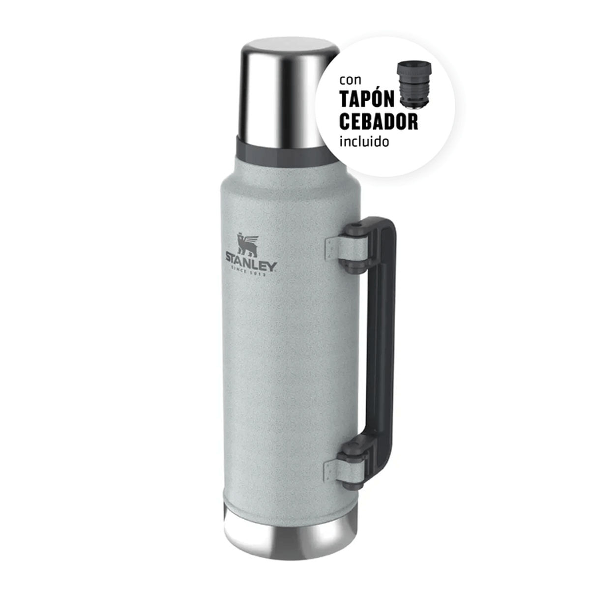Termo Stanley Clásico 1.4lt Silver