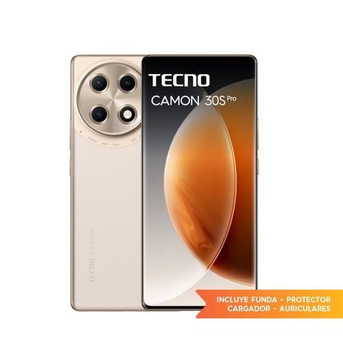Celular Tecno Camon 30s Pro Gold 8/256gb 6.78"